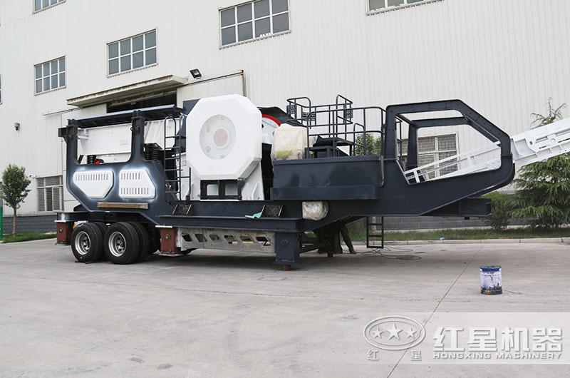 能拉着走的粉石头机器多少钱