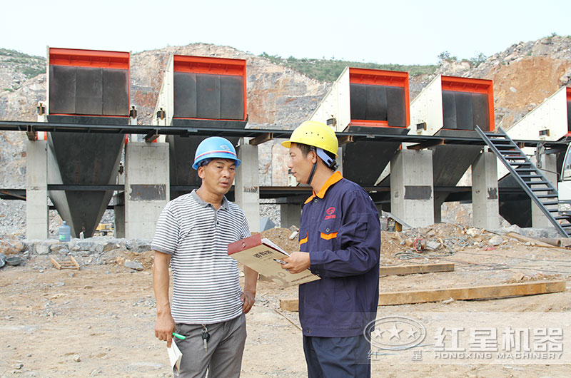 红星技术经理现场指导用户安装