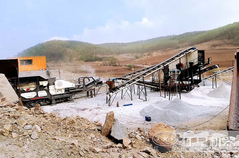 喜讯！时产40吨石灰石移动破生产线于陕西宝鸡正式投产运作
