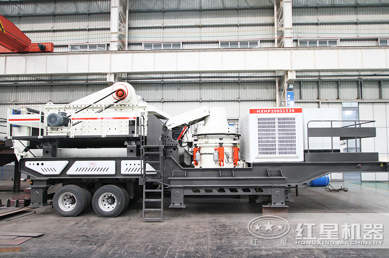 环保型圆锥破流动碎石机