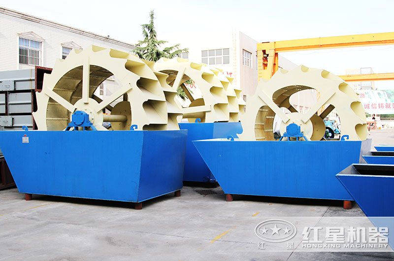 一天能洗3000吨的3020轮斗式洗砂机，以高产威震四方
