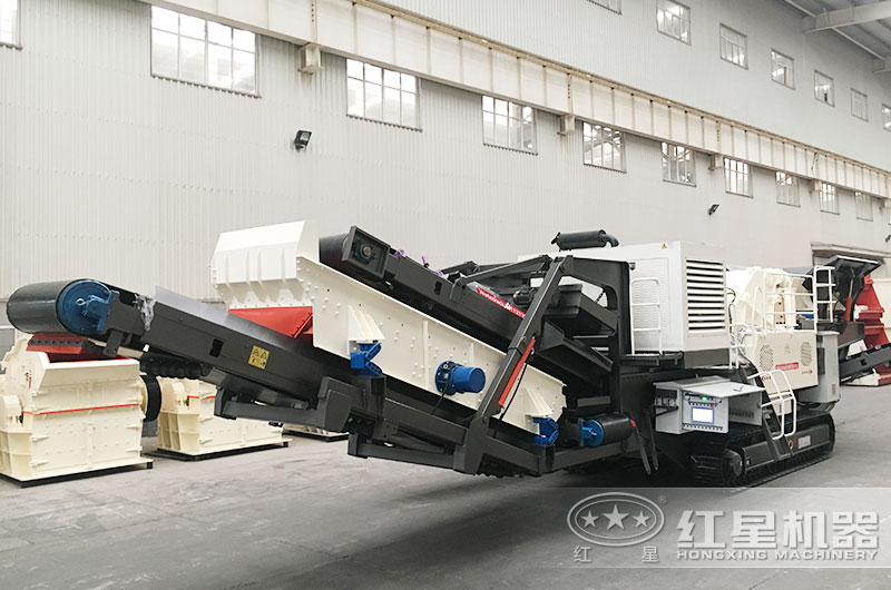 移动履带反击碎石机