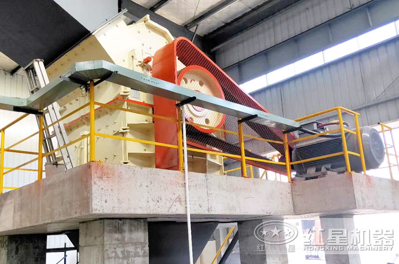 细碎机作业现场