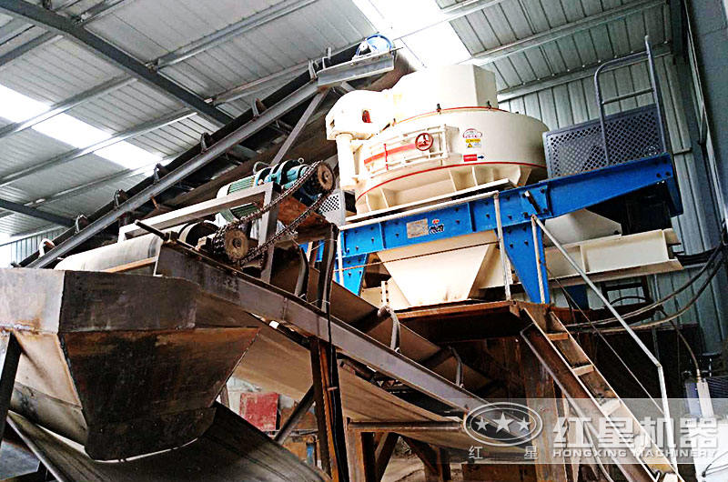 VSI制沙机室内环保无尘生产现场