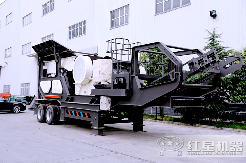 处理建筑垃圾的头破设备移动颚式破碎机