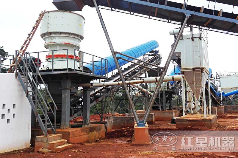 铝矿石破碎生产线客户现场