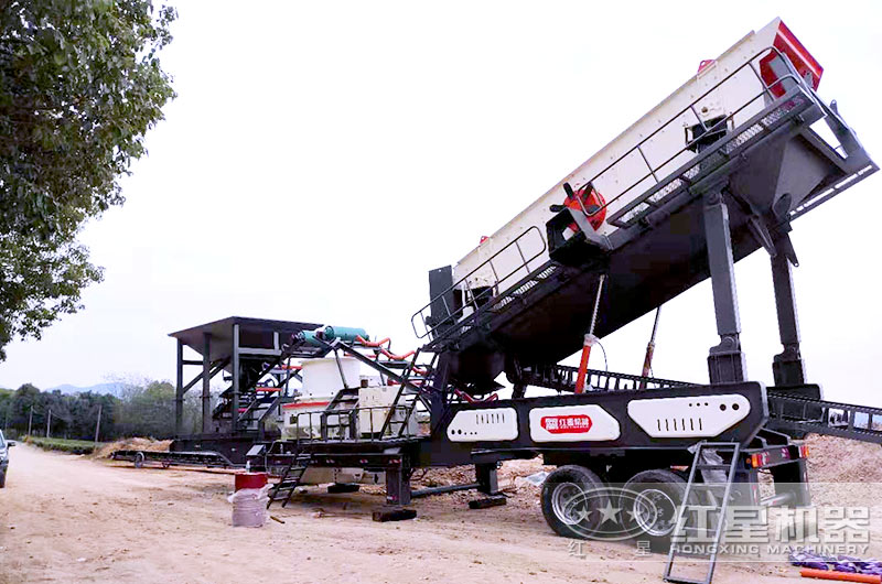 可移动煤矸石制砂机多少钱一套？山西现场视频展示