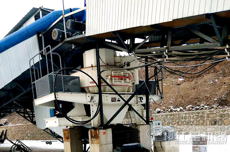 环保型VSI制砂机生产现场