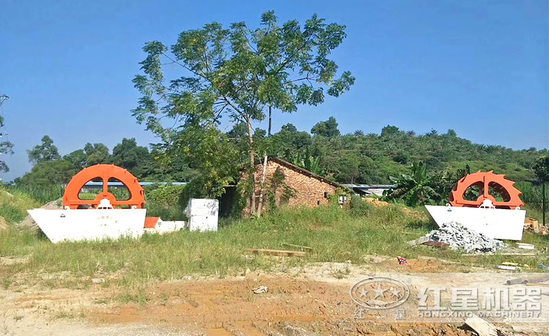 洗砂生产线配置现场