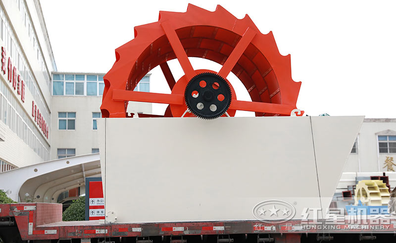 超大型洗砂机发货现场