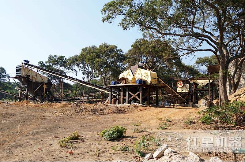 大型砂石骨料生产线需要哪些设备？有没有设计图