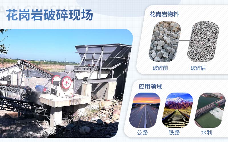 花岗岩破碎用什么机器？配置一套花岗岩破碎设备需要多少钱?