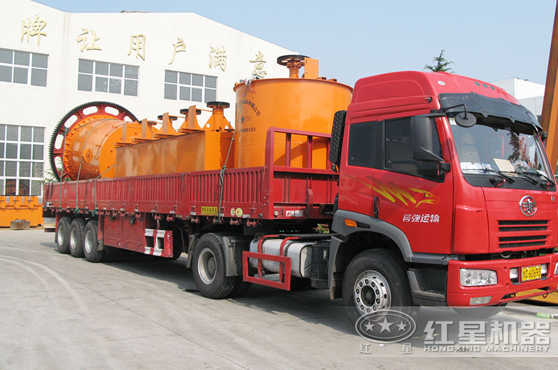 整套搅拌桶设备装车发货中