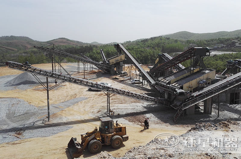 南阳碎石加工现场