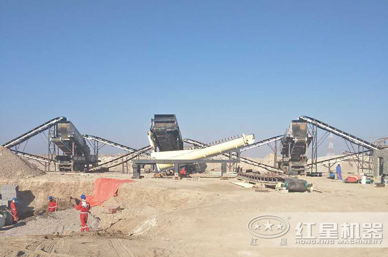 阿曼青石移动配置生产现场