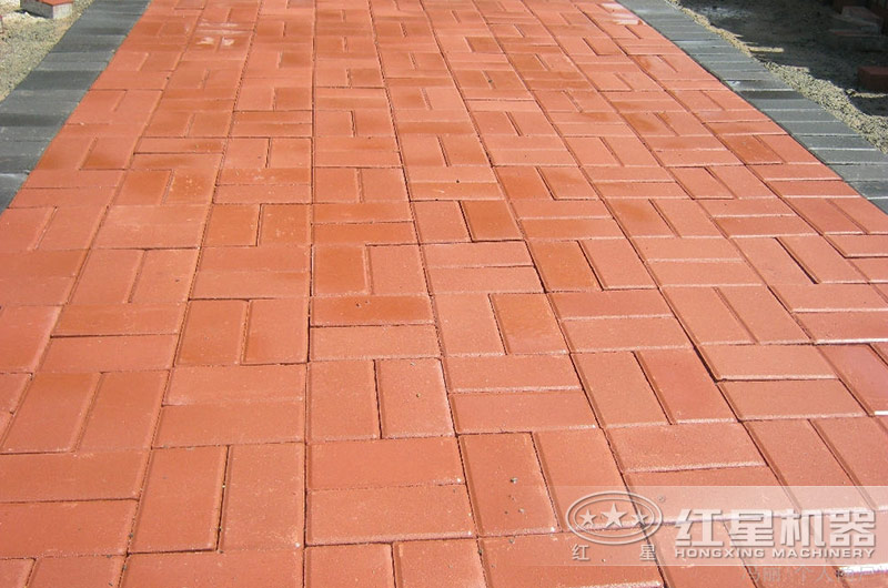 铸造废砂制成的步道砖