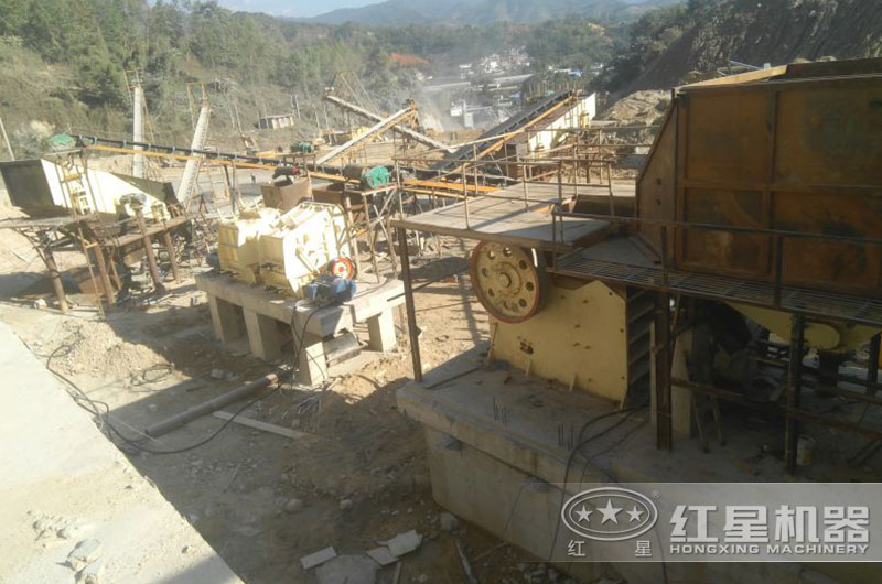 鄂破机+反击破作业现场