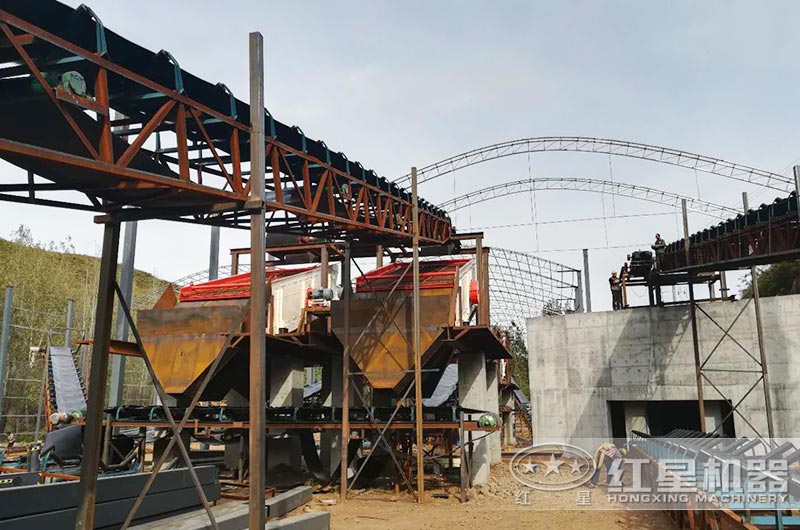 一吨原石出多少吨12、13石子？都需要哪些石子碎石机设备？