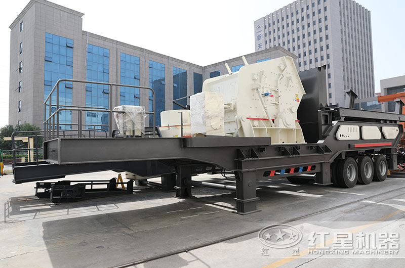 轮胎移动反击破碎机