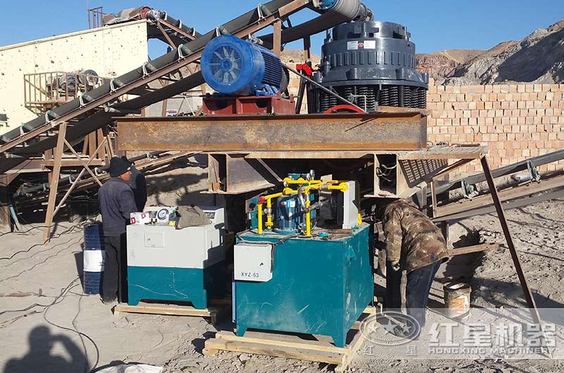 175红星圆锥机配多少千瓦电机？每小时能生产多少吨石子？铜套怎么换？