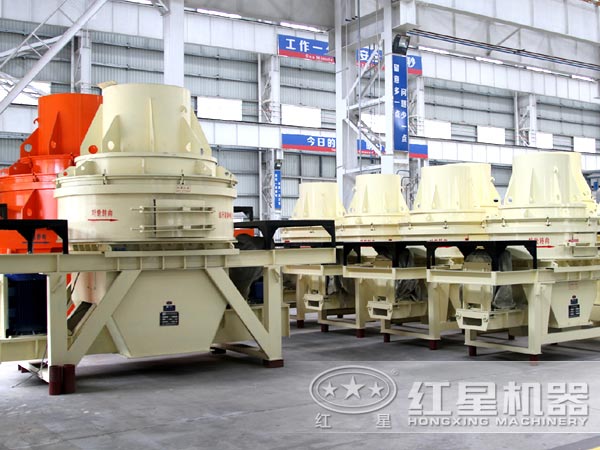 不同型号规格下的第三代制砂机