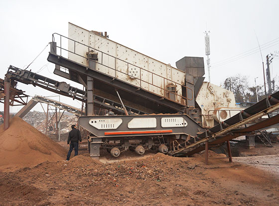 四川绵阳150吨建筑垃圾破碎站生产线