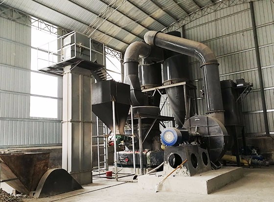 广州白云石磨粉生产线案例